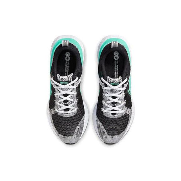 Nike React Infinity Run Flyknit 2 CT2423-103 Women Gray/Black/Mint Shoes NDD631 - Picture 4 of 8